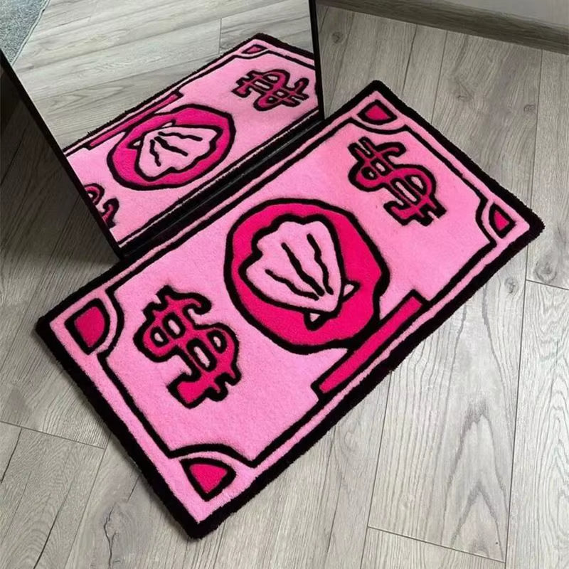 Coin Decorative Carpet Household Bedroom Bedside Blanket Door Mat Door Mat Door Mat Door Mat Bathroom Floor Mat