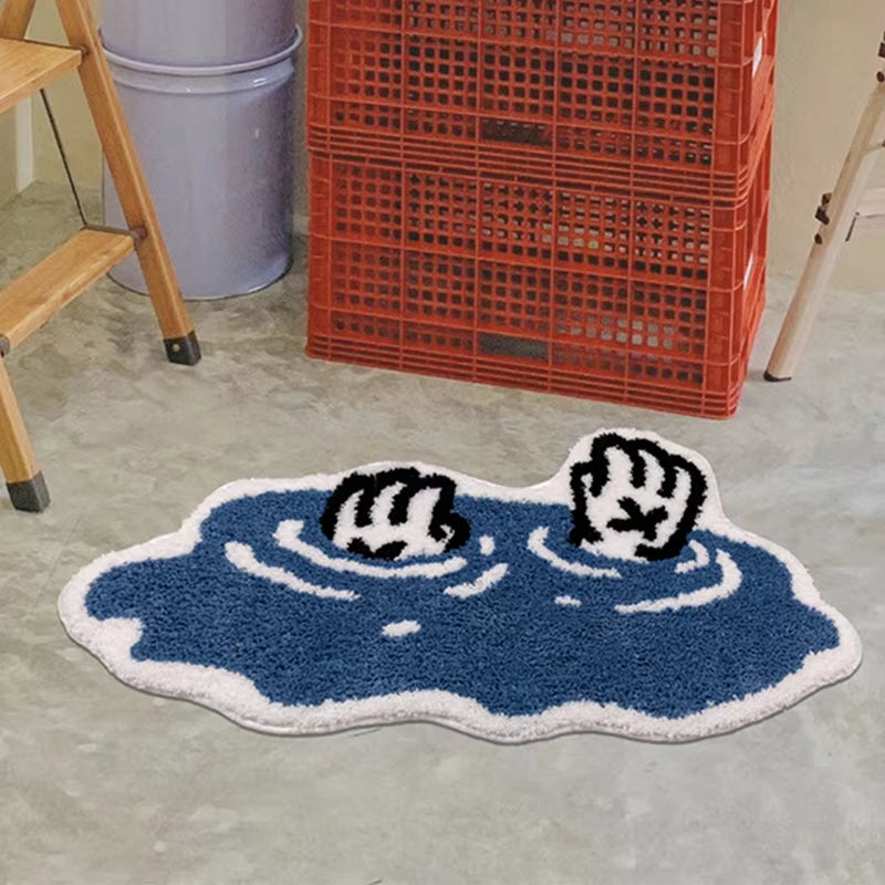 Bedside Rug Bedroom Home Carpet Living Room Decoration Cute Cartoon Area Rugs Soft Thick Fluffy Floor Mat